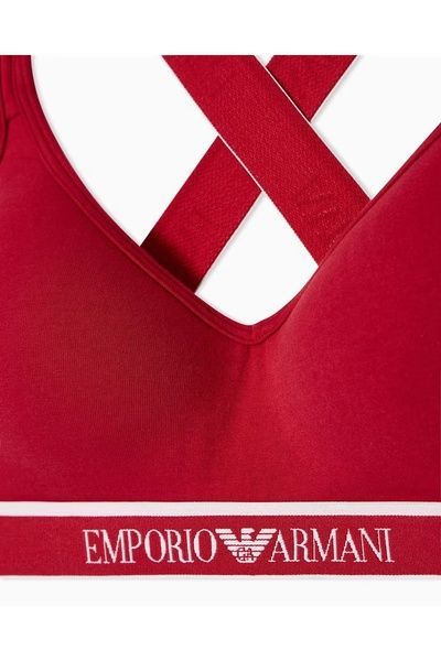 Бюстгальтер без косточек Emporio Armani 246453797 с формованной чашкой 246453797 фото