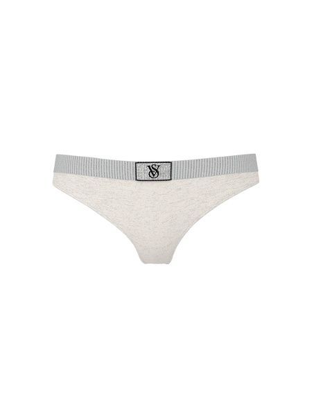 Женские трусики Танга Victoria's Secret 192095526 серые 192095526 фото