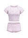 Сиреневая пижама Victoria's Secret 272315722 футболка и шорты 272315722 фото 4