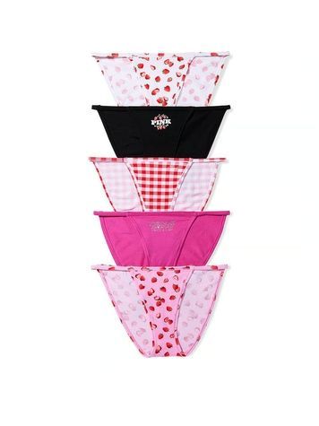 Набор трусиков Бикини PINK от Victoria's Secret 752964065 (5шт) 752964065 фото
