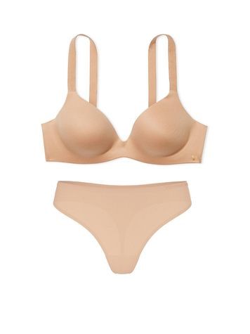 Комплект жіночої білизни Victoria's Secret 537831673 бежевий 537831673 фото