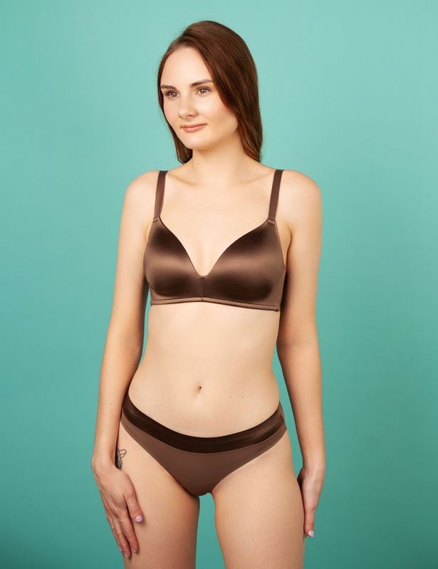 Бесшовные Трусики слипы brabrabra SLZ24202201 тёмно-коричневый SLZ24202201_темно-коричневий фото
