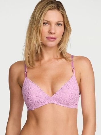 Кружевной бюстгальтер Victoria's Secret 390807788 без косточек 390807788 фото