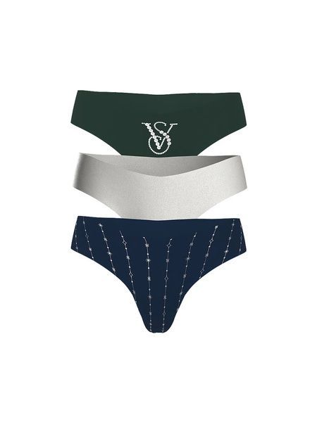 Набір безшовних трусиків Танга (5 шт) Victoria's Secret 855795860 855795860 фото