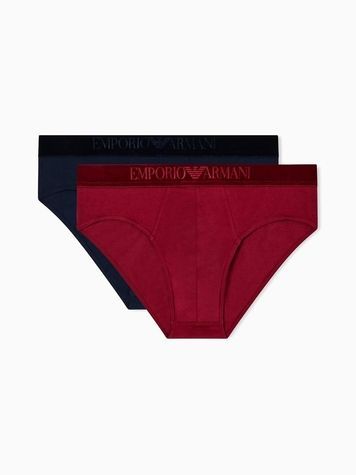 Набор мужских трусов Emporio Armani 112328545 Брифы 2шт 112328545 фото