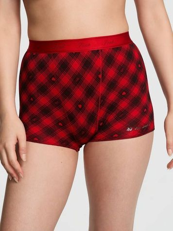 Трусики Шорты PINK от Victoria's Secret 863850117 с завышенной талией 863850117 фото