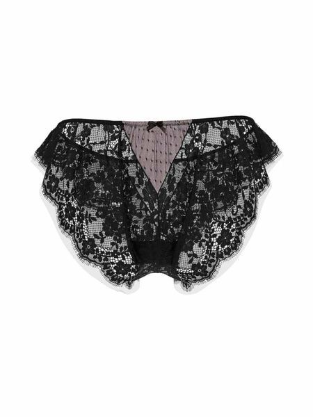 Кружевные трусики Бразилиана Victoria's Secret 937801409 черные 937801409 фото
