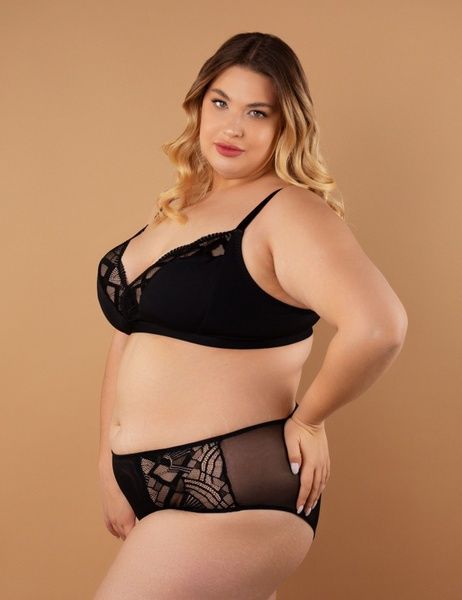 Бюстгальтер з трикутною чашкою brabrabra SLZ25901301 без косточек SLZ25901301_чорний фото