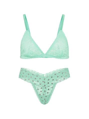 Комплект жіночої білизни Victoria's Secret 54745118 бірюзовий 54745118 фото