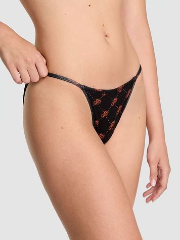 Жіночі трусики Бікіні PINK від Victoria's Secret 182326867 чорні 182326867 фото