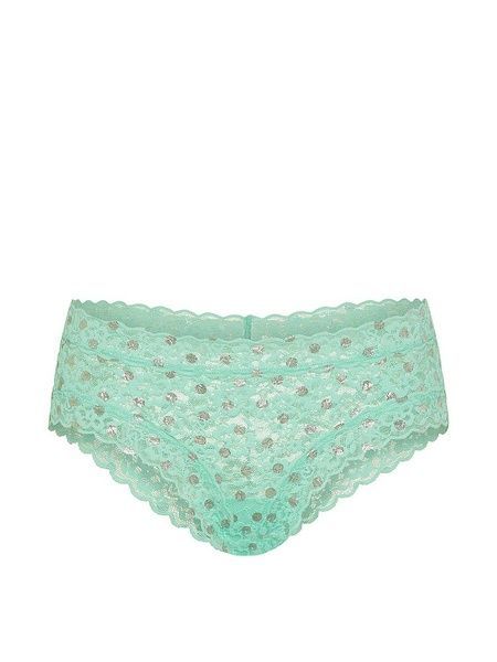Мереживні трусики Чіки Victoria's Secret 860603632 зелені 860603632 фото