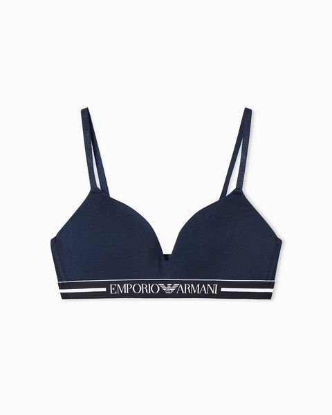 Бюстгальтер без кісточок Emporio Armani 219761531 з формованою чашкою 219761531 фото