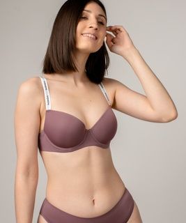 Бюстгальтер brabrabra SLZ19801118 с формованной чашкой на косточках SLZ19801118_виноград фото