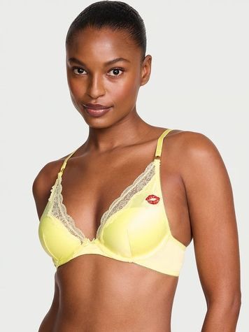 Комплект жіночої білизни Victoria's Secret 333214490 жовтий 333214490 фото