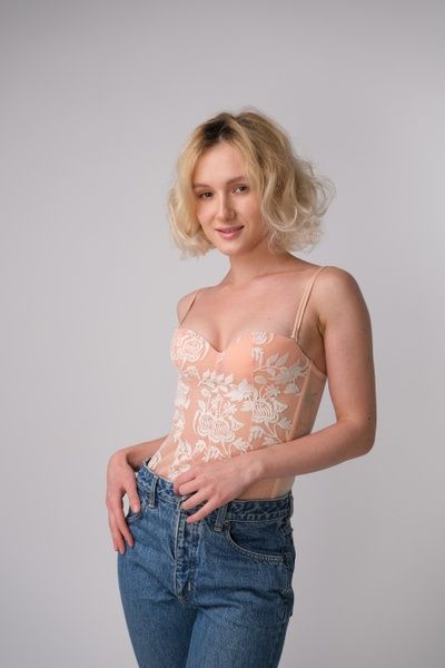 Бюстгальтер Oroblu VOBT63481 с формованной чашкой на косточках VOBT63481_wool/peach фото