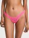 Кружевные трусики Танга Victoria's Secret 706974199 розовые 706974199 фото 1