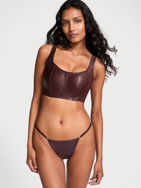 Бюстгальтер бюстьє Victoria's Secret 770637126 з м'якою чашкою на кісточках 770637126 фото