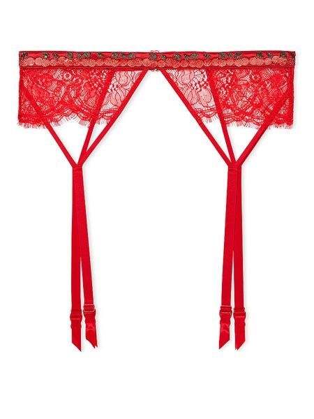Пояс для чулок Victoria's Secret 381151962 красный 381151962 фото
