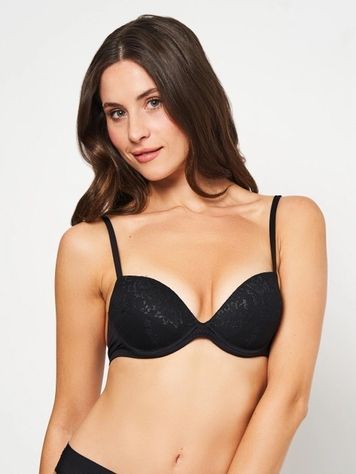 Бюстгальтер Cotton Club 2UR с Push-up на косточках 2UR_чорний фото
