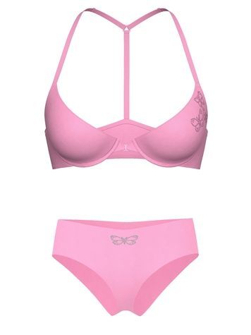 Комплект жіночої білизни PINK від Victoria's Secret 728089737 рожевий 728089737 фото