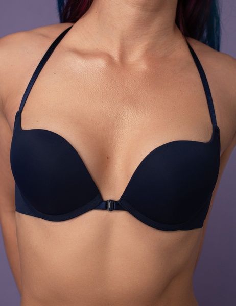 Бюстгальтер brabrabra SLZ19801067 с Push-up &mdash; Уценка (дефект) SLZ19801067(д)_темно-синій фото