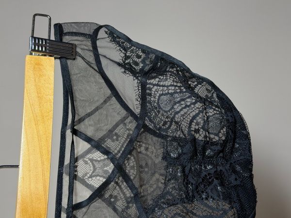Трусики сліп Dita von Teese 22390 з середньою посадкою 22390_чорний з тілесним фото