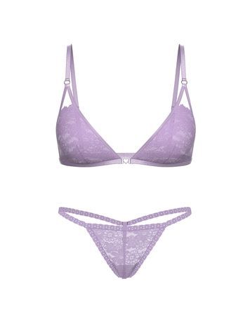 Комплект женского белья PINK от Victoria's Secret 438257413 Сиреневый 438257413 фото