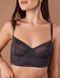 Бюстгальтер brabrabra SLZ25501090 с мягкой чашкой на косточках SLZ25501090_темно-сірий фото 4