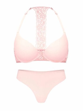 Комплект жіночої білизни Victoria's Secret 464110304 рожевий 464110304 фото