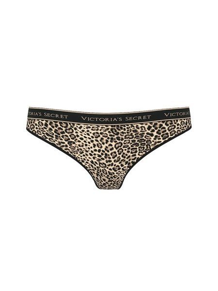 Женские трусики Танга Victoria's Secret 882091046 леопардовые 882091046 фото