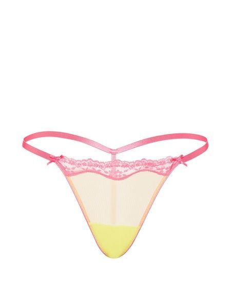 Женские трусики Стринги PINK от Victoria's Secret 440881127 желтые 440881127 фото