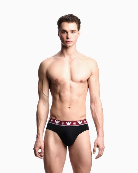 Набір чоловічих трусів Emporio Armani 735407236 Бріфи 2шт 735407236 фото