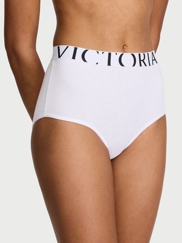 Трусики Бріфи Victoria's Secret 683007304 з завищеною талією 683007304 фото