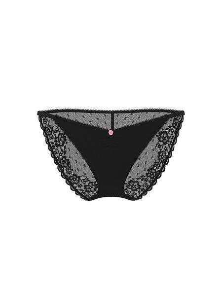Жіночі трусики Бікіні Victoria's Secret 809965528 чорні 809965528 фото