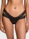 Кружевные трусики Танга Victoria's Secret 544631293 черные 544631293 фото 1