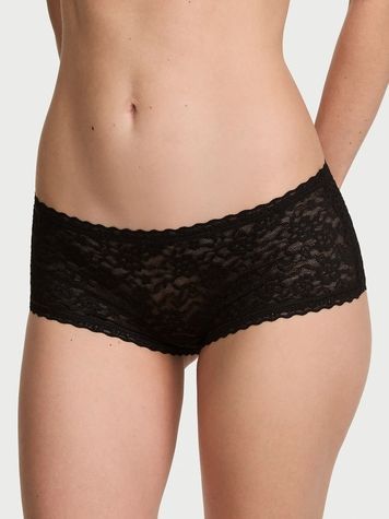 Кружевные трусики Шорты Victoria's Secret 274503942 черные 274503942 фото