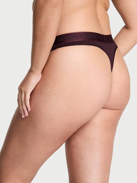Женские трусики Танга Victoria's Secret 741746756 фиолетовые 741746756 фото