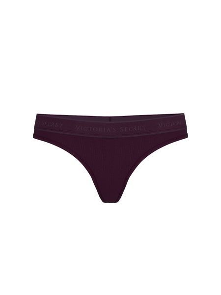 Женские трусики Танга Victoria's Secret 741746756 фиолетовые 741746756 фото