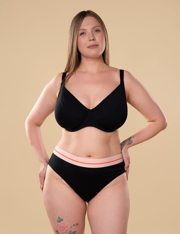 Трусики слипы brabrabra SLZ25602121 с высокой талией SLZ25602121_чорний фото