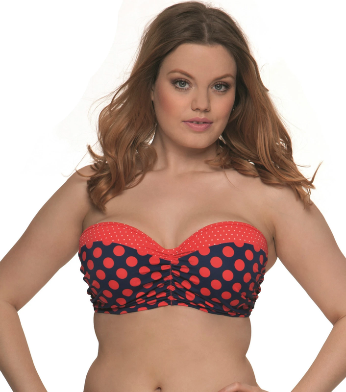 Верх купальника Curvy Kate CS2741 Балконет CS2741_горох фото