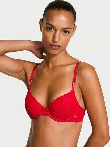 Кружевной бюстгальтер Victoria's Secret 271742837 с формованной чашкой 271742837 фото