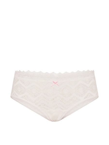 Кружевные трусики Чики PINK от Victoria's Secret 544483304 молочные 544483304 фото