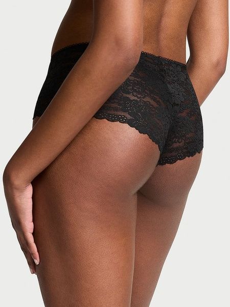 Бесшовные трусики Чики PINK от Victoria's Secret 857351603 черные 857351603 фото