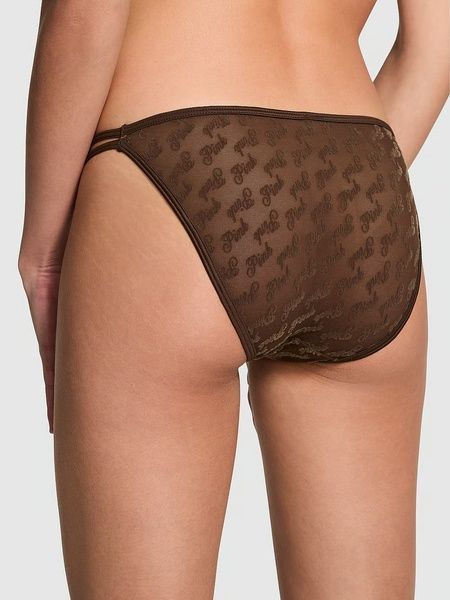 Трусики чики PINK от Victoria's Secret 684652253 с низкой посадкой 684652253 фото