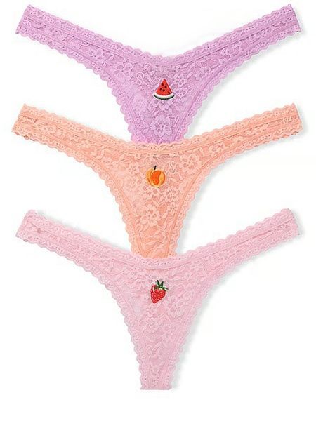 Набор трусиков Танга Victoria's Secret 165360489 (5шт) 165360489 фото