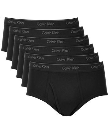 Набір чоловічих трусів Calvin Klein 641457381 Бріфи 6шт 641457381 фото