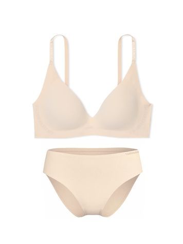 Комплект жіночої білизни Victoria's Secret 874474730 бежевий 874474730 фото