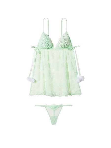Комплект белья Victoria's Secret 87228001 Пеньюар и трусики стринги 87228001 фото
