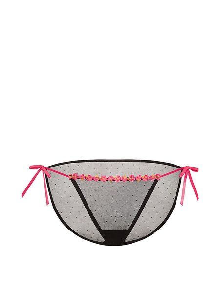 Женские трусики Бикини PINK от Victoria's Secret 738584060 черные 738584060 фото