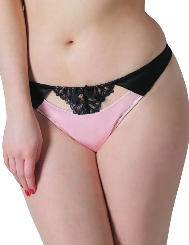 Трусики стрінги Scantilly ST2502 з високою талією ST2502_чорний кристал фото